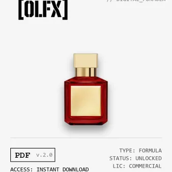 Baccarat Rouge 540 Extrait de Parfum Formula (Maison Francis Kurkdjian Type)