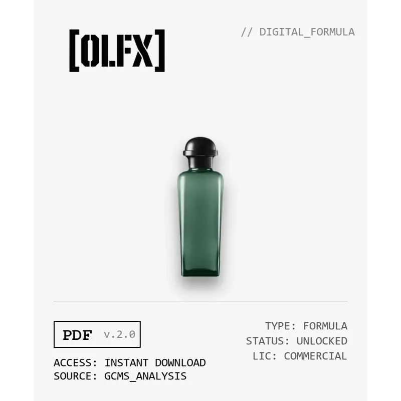 Eau de Gentiane Blanche Formula (Reconstruction)