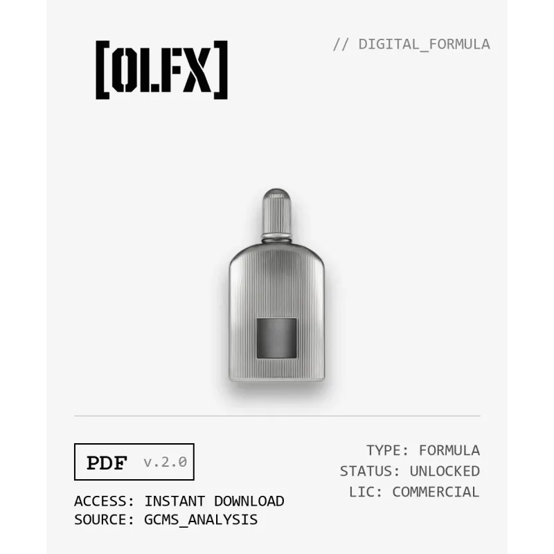 Grey Vetiver Parfum Formula (Reconstruction)