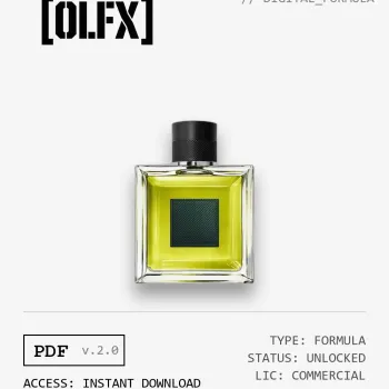 Guerl. Vetiver Parfum Formula (Reconstruction)