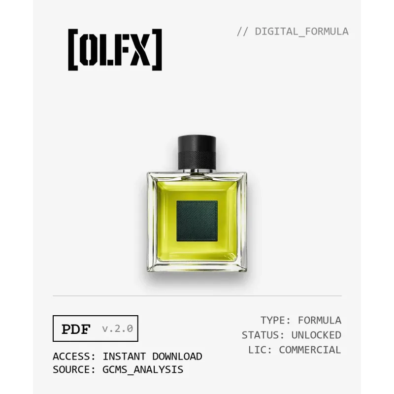 Guerl. Vetiver Parfum Formula (Reconstruction)