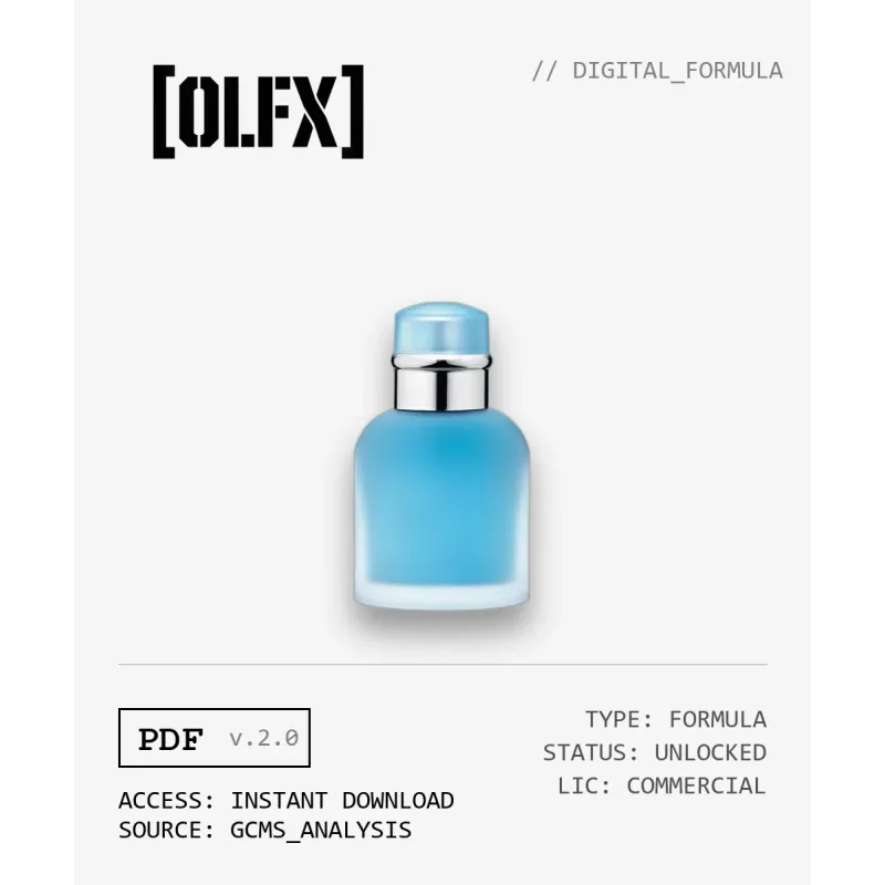 Light Blue Eau Intense Pour Homme Formula (Reconstruction)