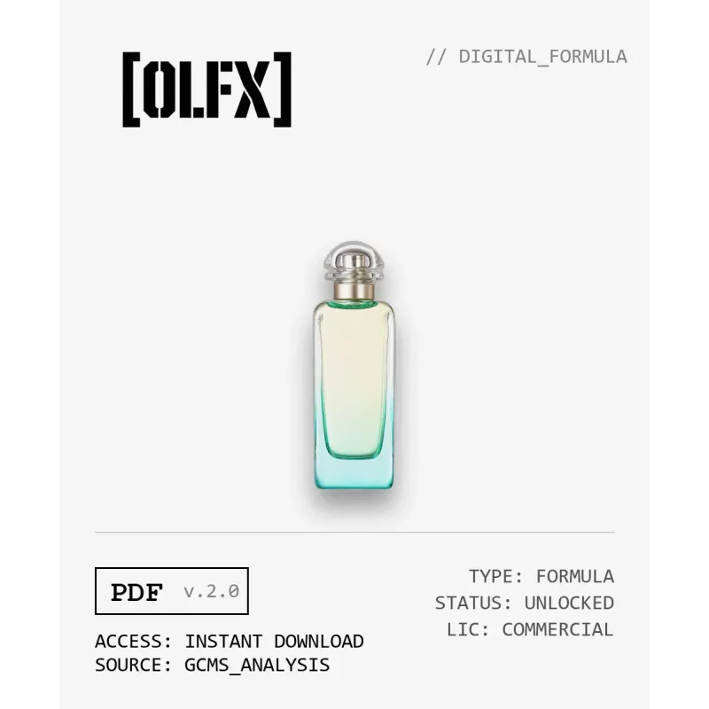 Un Jardin Sur Le Nil Formula (Reconstruction)