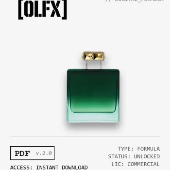 Vetiver Parfum Cologne Formula (Reconstruction)